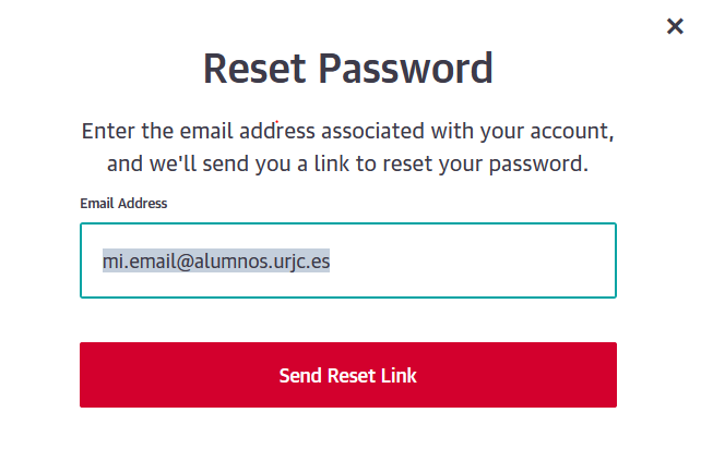 Reset Password